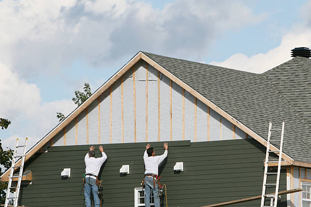 Professional Siding technician working in Royersford, PA
